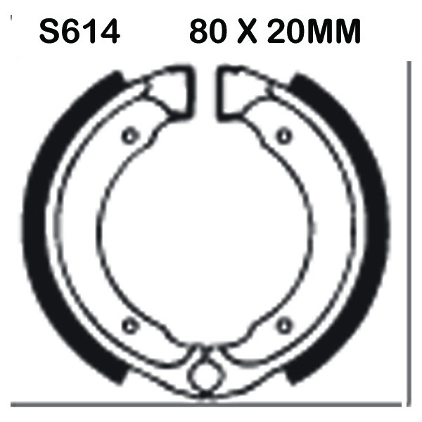 EBC EBC Brake Shoes S614-SPECIAL ORDER